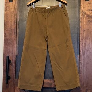 Bridge & Burn Cropped Pull On Wide Leg Pants